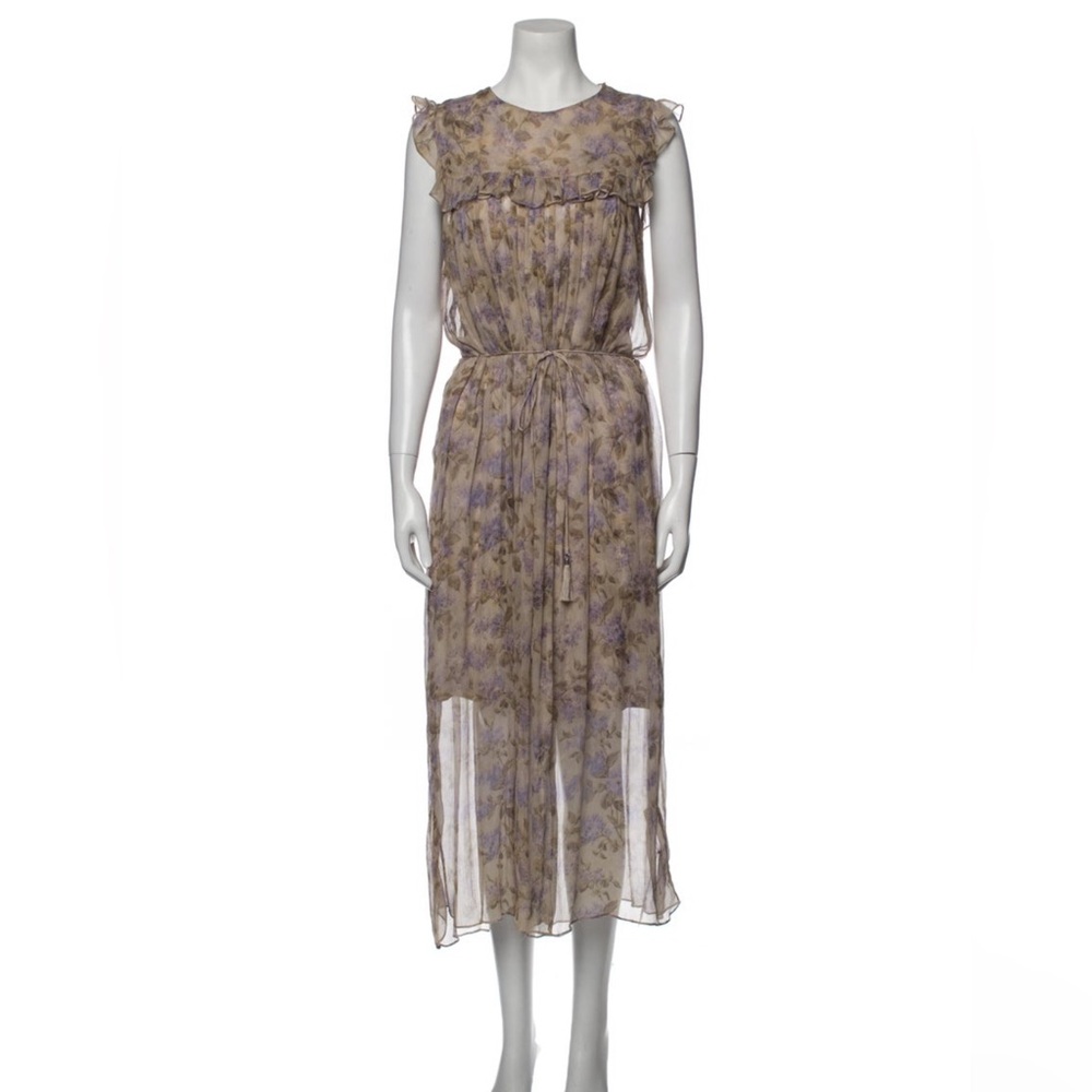 Zimmermann Floral Sheer Maxi Dress